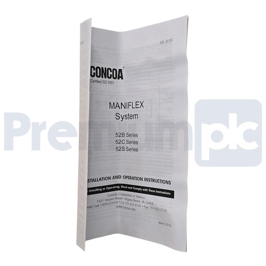 Used CONCOA 8294001 52S Series Maniflex Manifold Starter Kit Stainless Steel NEW