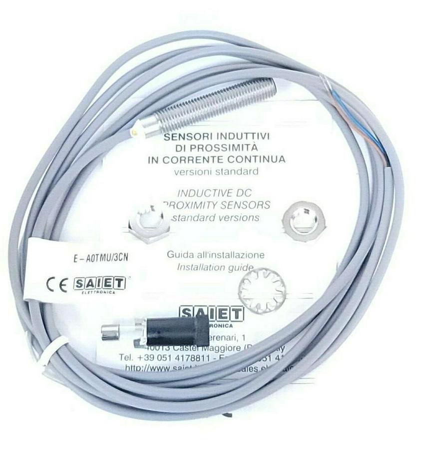 Used NEW SAIET E-A0TMU/3CN INDUCTIVE SENSOR