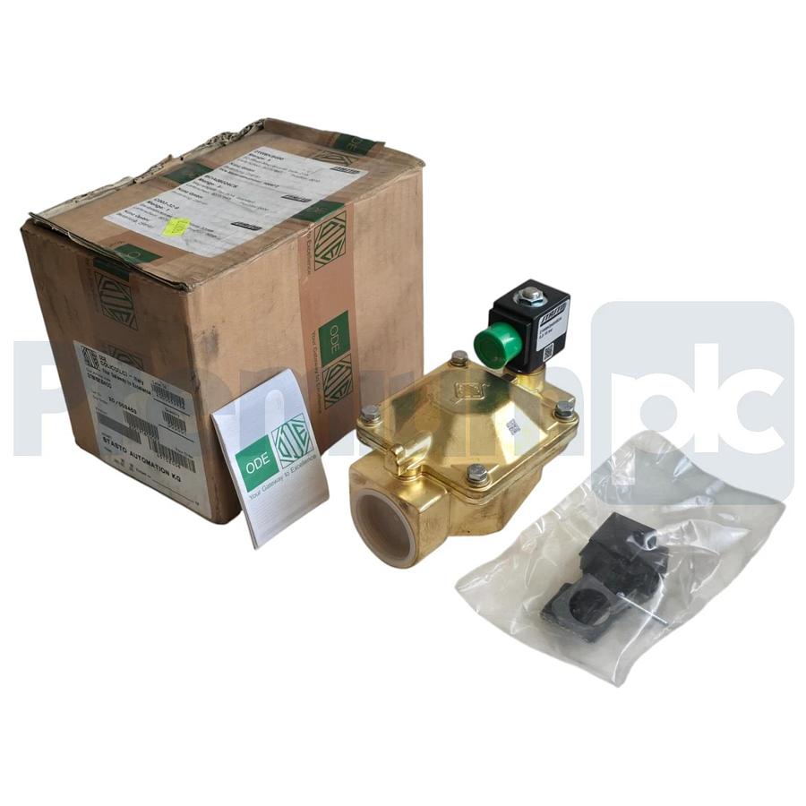 ODE STASTO 21W6KB400-BDA08024CS 2/2-Way Solenoid Valve Kit NC 1-1/2" Brass 24VDC