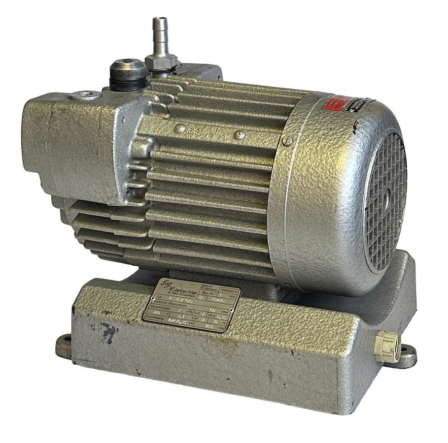 Used WERIE RIETSCHLE TL6V(01) VACUUM PUMP VDE0530/72 0.25kW 220V 2.1A 1-PHASE 1194762
