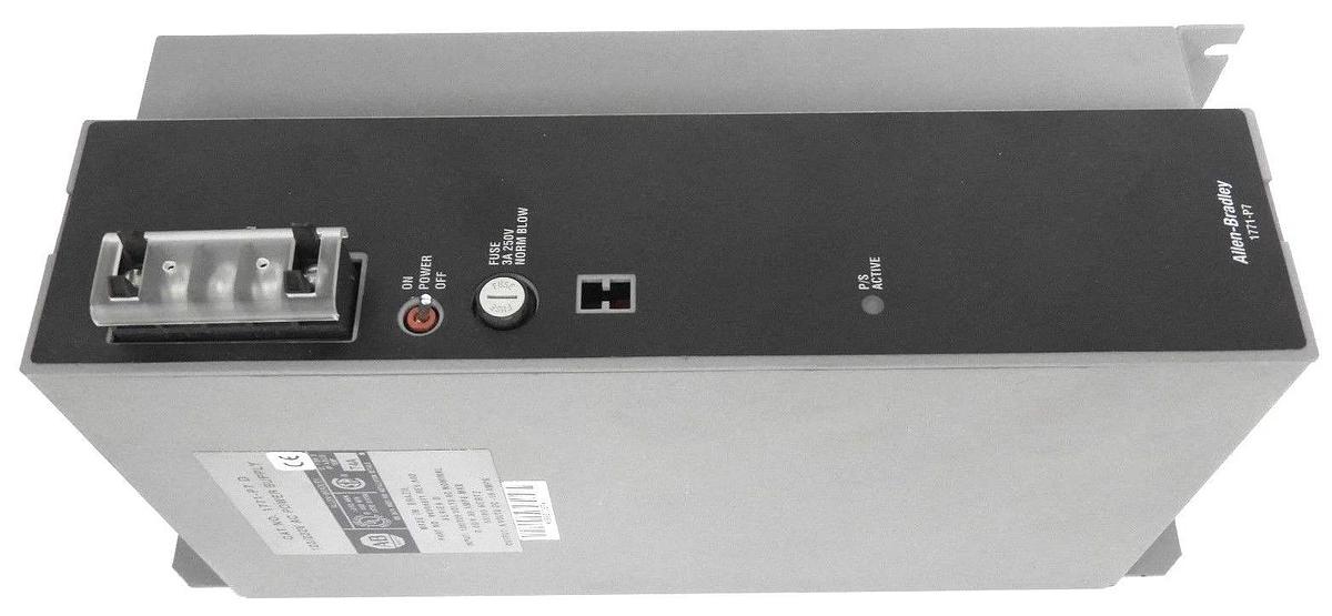 Used LOT OF 2 ALLEN BRADLEY 1771-P7 D POWER SUPPLIES 120/220V SER. D REV. A02
