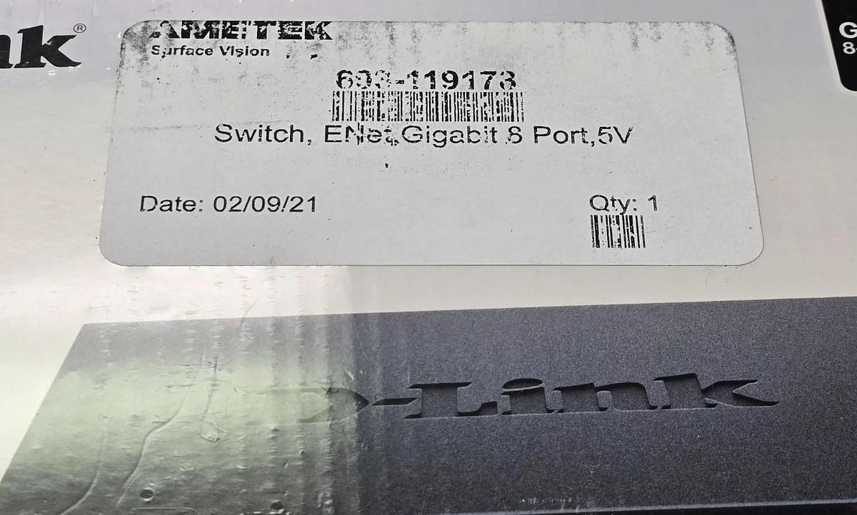 AMETEK Surface Vision 580-118068 Kit TrendNet TEG-S 8-Port Gigabit ENet Switch