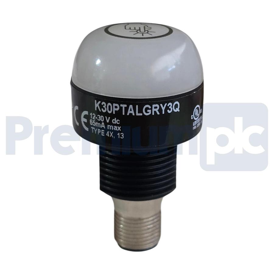 Used Banner K30PTALGRY3Q 812267 K30 Pro Touch Series 3-Color RGB Touch Sensor M12 QD