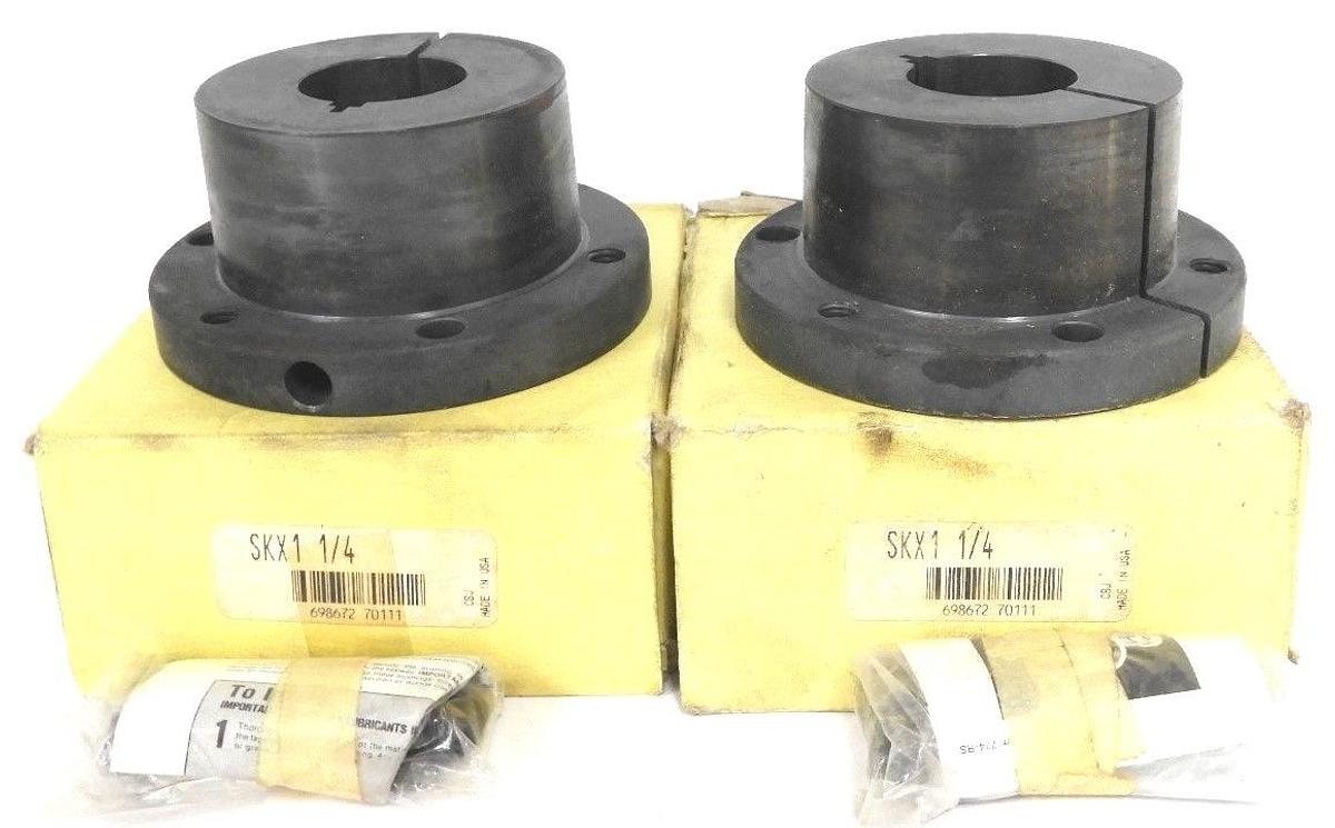 Used LOT OF 2 NIB TB WOOD'S SKX1 1/4 BUSHINGS SKX1-1/4