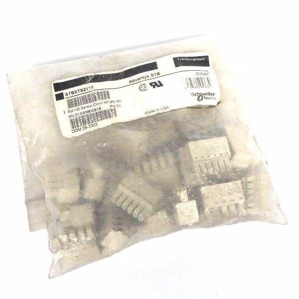 Used LOT OF 26 NEW TELEMECANIQUE STBXTS2110 5PT I/O SCREW CONNECTORS