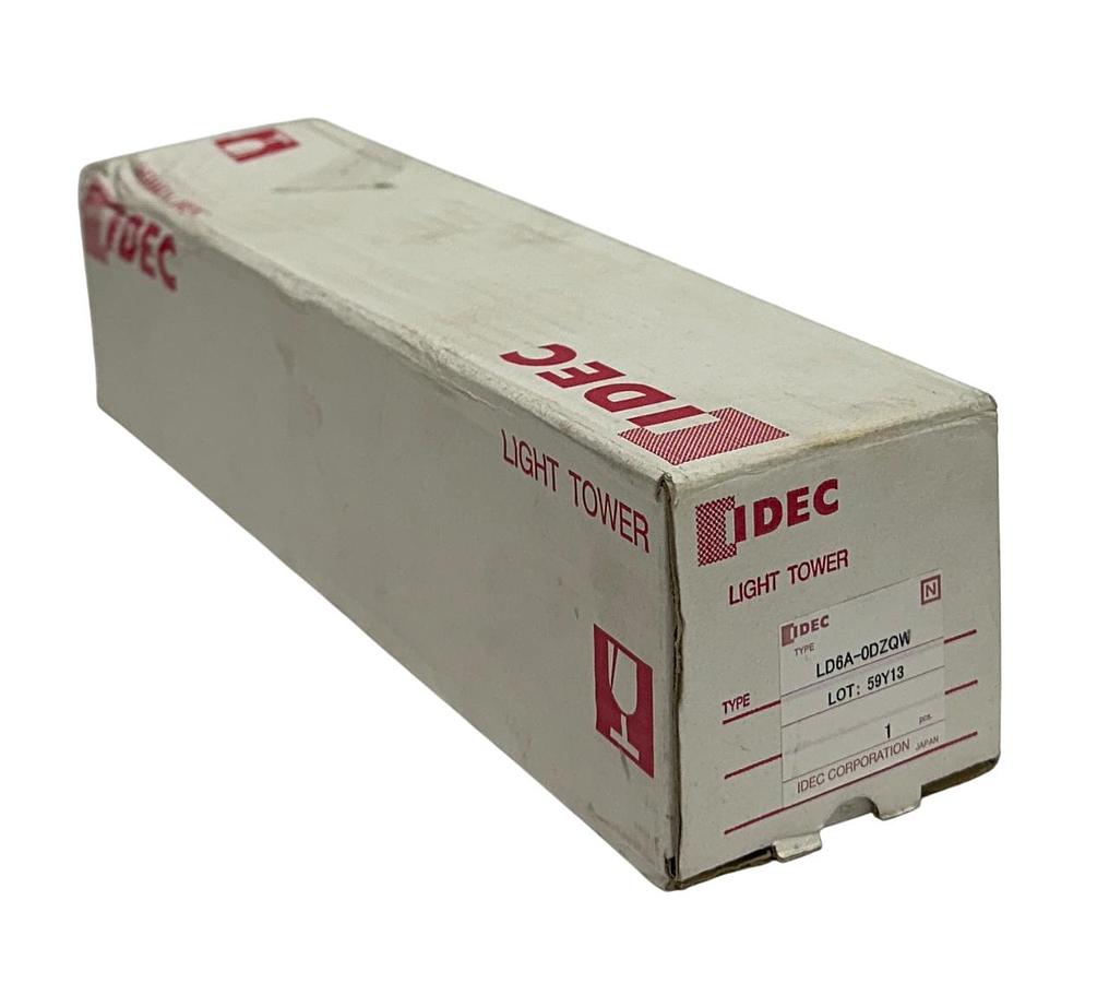 Used IDEC LD6A-0DZQW / LD6A0DZQW LED LIGHT TOWER BASE DIRECT-MOUNT LD6A SERIES NSMP