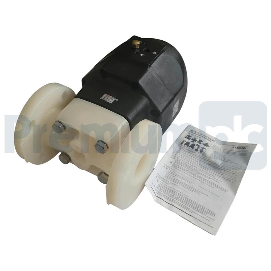 Asahi AV Type 14 Pneumatic Actuated Diaphragm Valve PTFE 2" A14NGUEFA050 NSMP