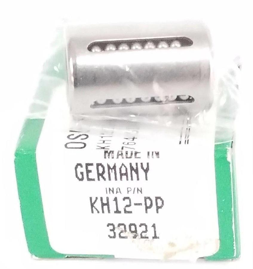 Used NIB INA KH12-PP CLOSED ROUND RAIL BALL BUSHING KH12PP