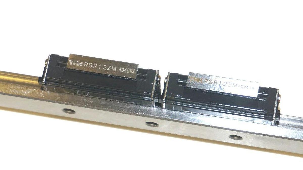 Used NEW THK 3RSR12ZMUU+120LM LINEAR BEARING 3RSR12ZMUU120LM