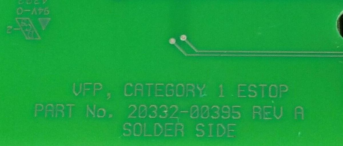 Used ADEPT TECH. MODEL: VFP CATEGORY 1 CONTROL PANEL PART NO: 30332-00395 10332-00395