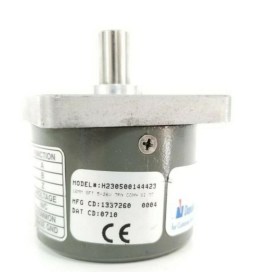 Used DANAHER / DYNAPAR H230500144423 ENCODER 10MM SFT 5-26V 7-PIN