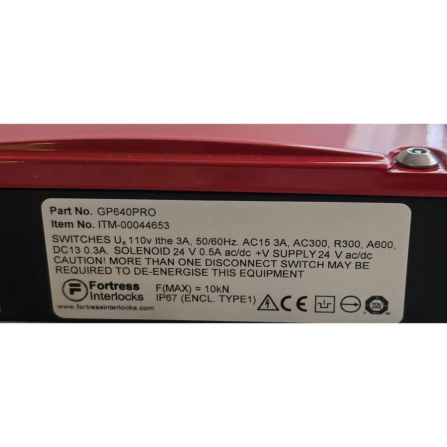 Used FORTRESS INTERLOCKS GP640PRO / ITM-00044653 amGardpro SWITCH 0001062096 NSNP