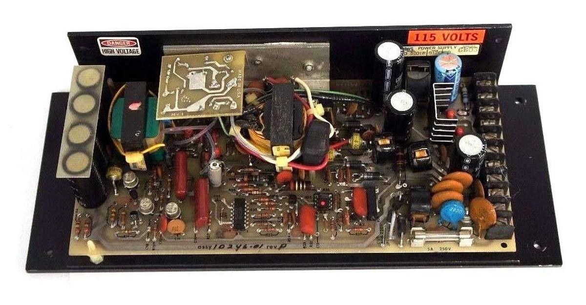 Used BOSCHERT OL130 3001R POWER SUPPLY ASSY. 10246-01 REV. P