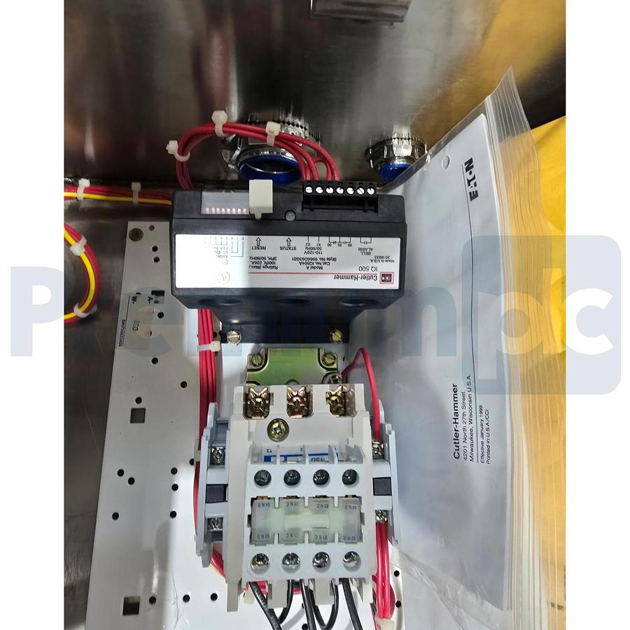 Used EATON CUTLER-HAMMER ECN2414CHC MODS: P3A23C40 NEMA MOTOR CONTROL W/ IQ504A NSMP