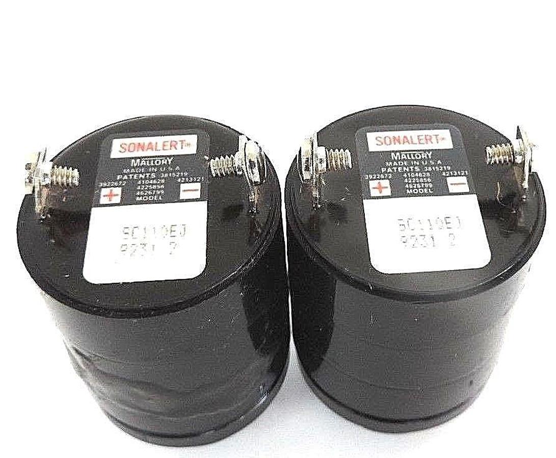 Used LOT OF 2 MALLORY SONALERT SC110EJ ALARMS