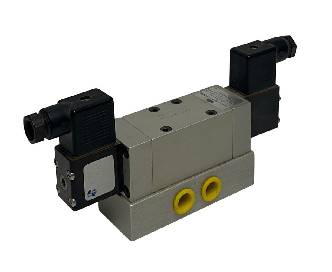 Used AIRTEC-HAFNER MC 06 520 / MC06520 ELECTRICALLY OPERATED VALVE W/ COILS 115V NSNP