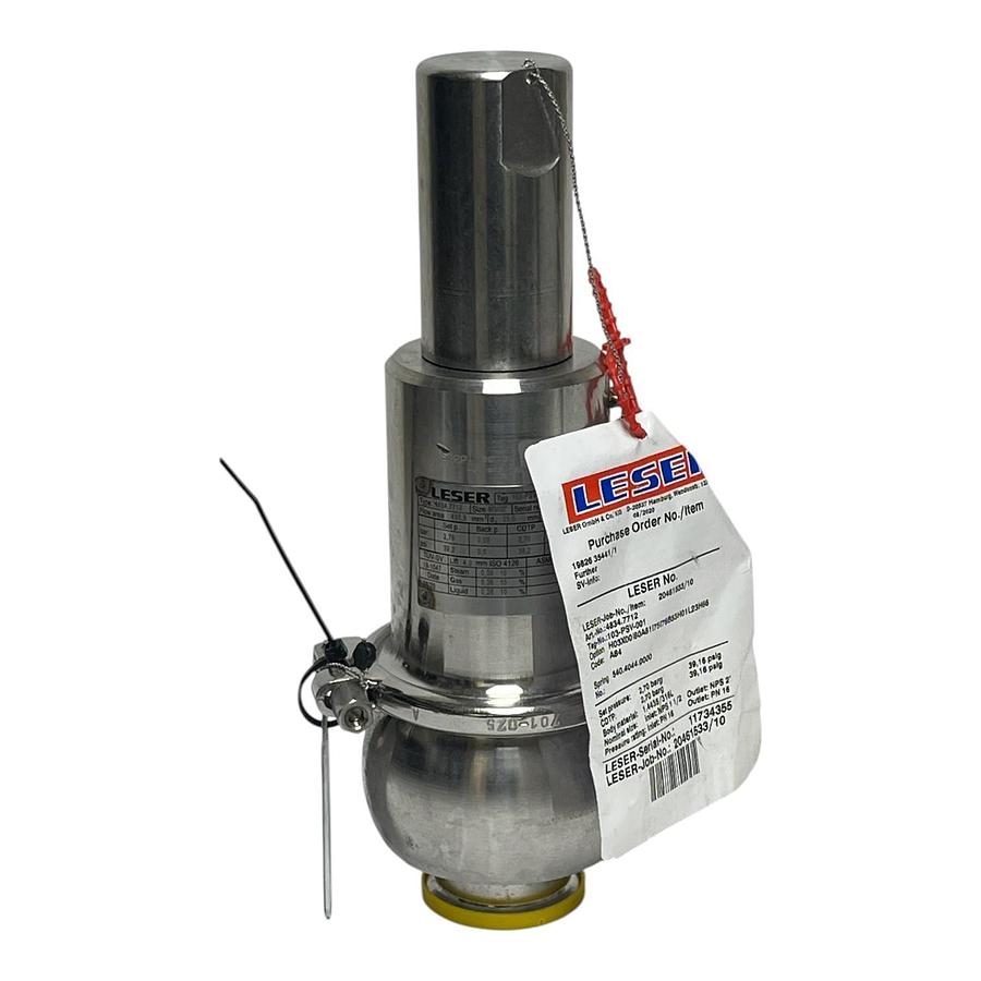 Leser Type 483 Clean Service Safety Relief Valve Art-No 4834.7712 2.70 bar