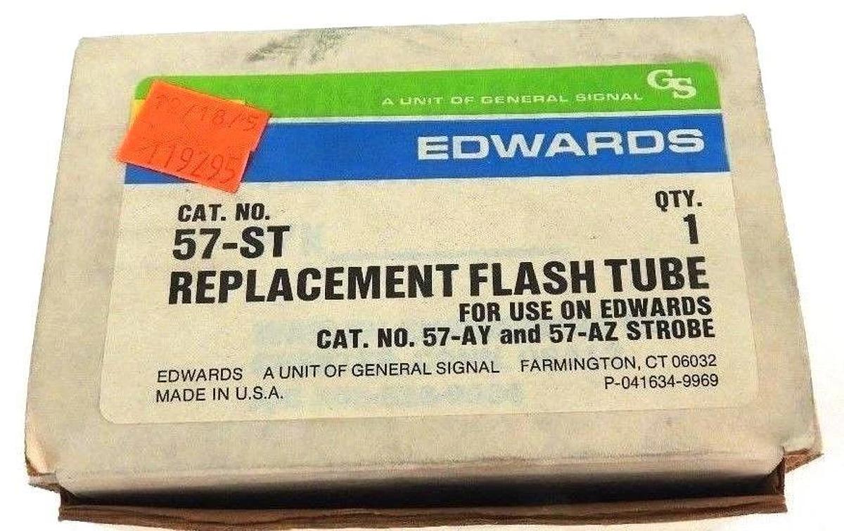Used NIB GENERAL SIGNAL EDWARDS 57-ST REPLACEMENT FLASH TUBE 57ST