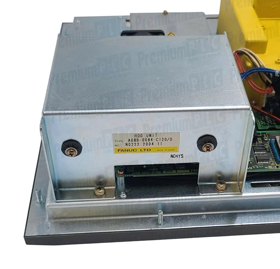 Used GE FANUC A13B-0196-B412 PANEL i SERIES 180i-MB 15" HMI W/ HDD A08B-0084-C120/D