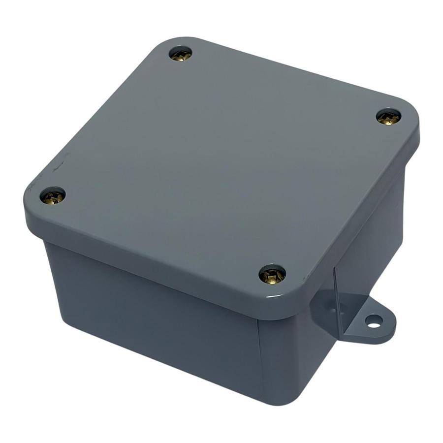 Used Scepter JB 4x4x2 PVC Junction Box Watertight NEMA 4X Enclosure 077695 New