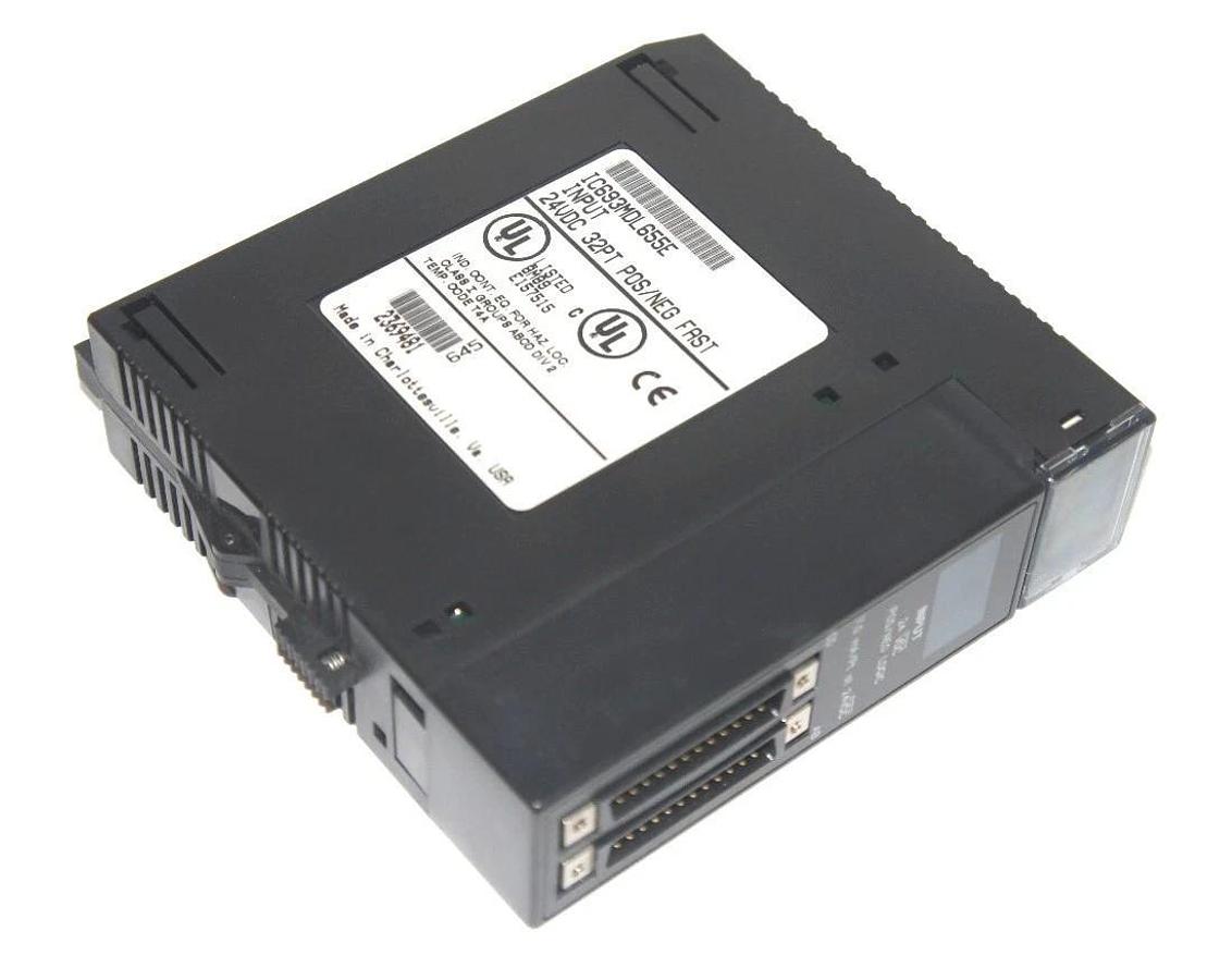 Used GE FANUC IC693MDL655E INPUT MODULE 32PT, 24 VDC, POS/NEG FAST