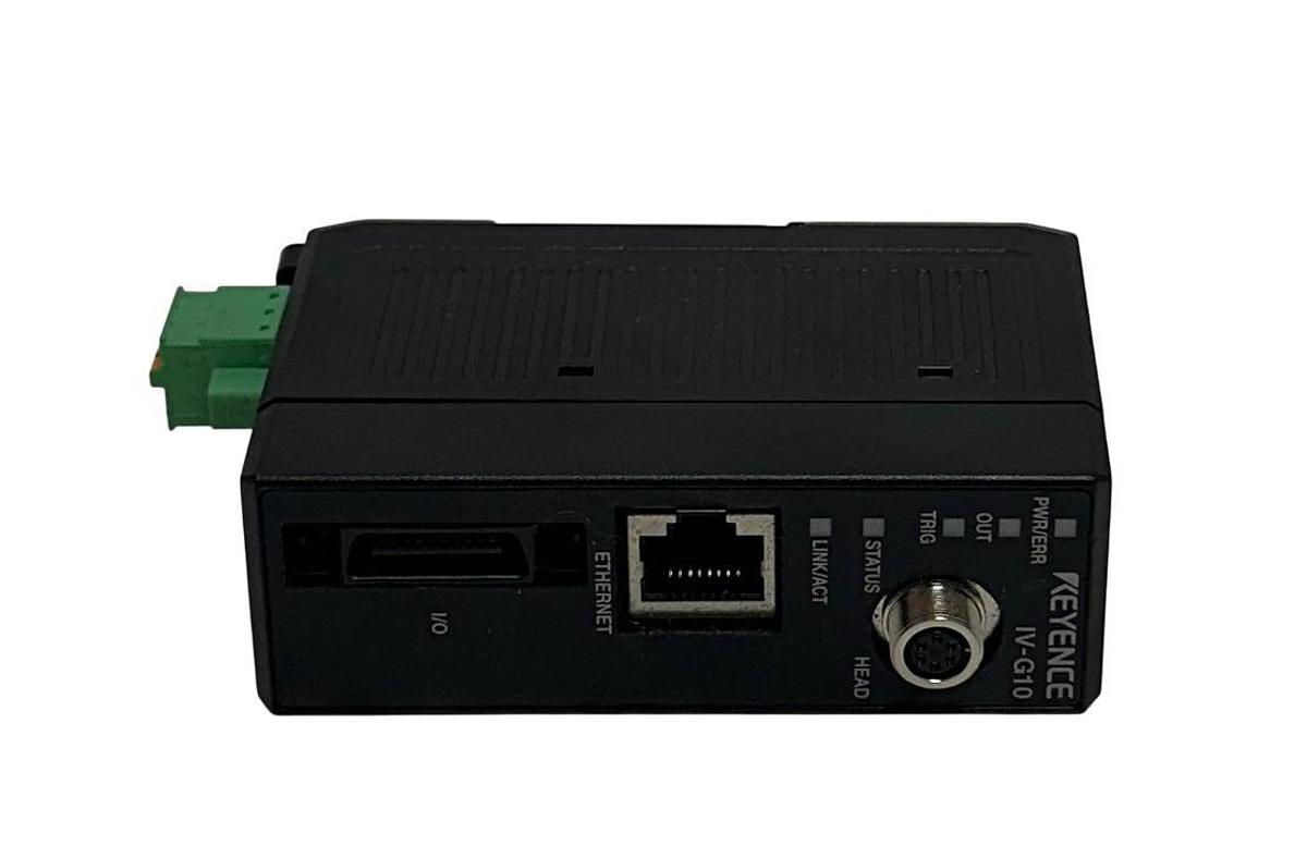 Used KEYENCE IV-G10 / IVG10 SENSOR AMPLIFIER EtherNet 24Vdc 1.8A CLASS 2 50mA USNP