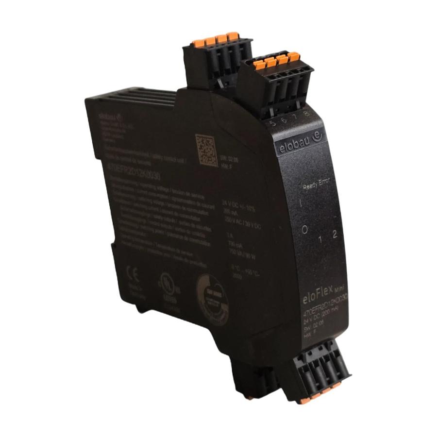 ELOBAU 470EFR2D12K0030 eloFlex Mini SAFETY CONTROL RELAY HOLAC 82.0454.0 NSMP