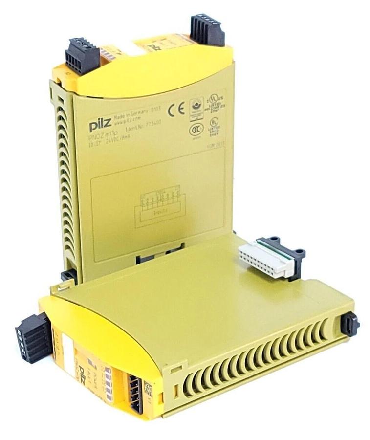 Used LOT OF 2 PILZ PNOZ mi1p STANDALONE SAFETY RELAY 773400 24VDC PNOZMI1P