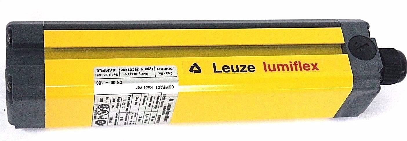 Used LEUZE LUMIFLEX CR30-150 COMPACT RECEIVER LIGHT CURTAIN CR30150