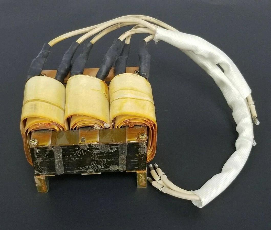 Used BALDOR / BASLER LR0001A16 REACTOR TRANSFORMER 455UH 40A 60HZ BR-32631001