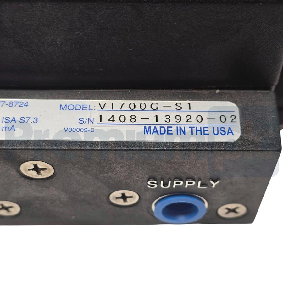 Used VRC VI700G-S1 Electro-Pneumatic Valve Positioner 4-20mA 30-150PSI VI700G NSNP
