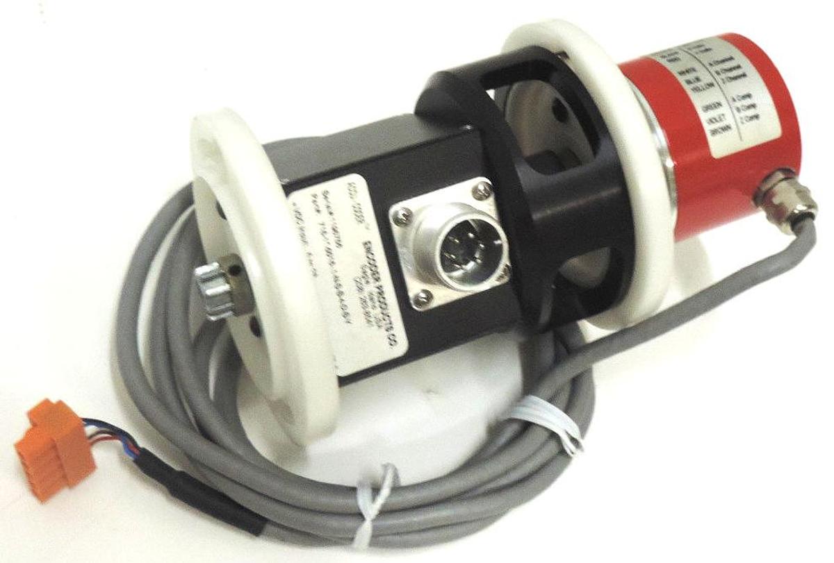Used ACCU-CODER 715-1-0016-1-N-S-S-4-D-S-Y ENCODER W/IED ENCODER C2R-240/16PPR