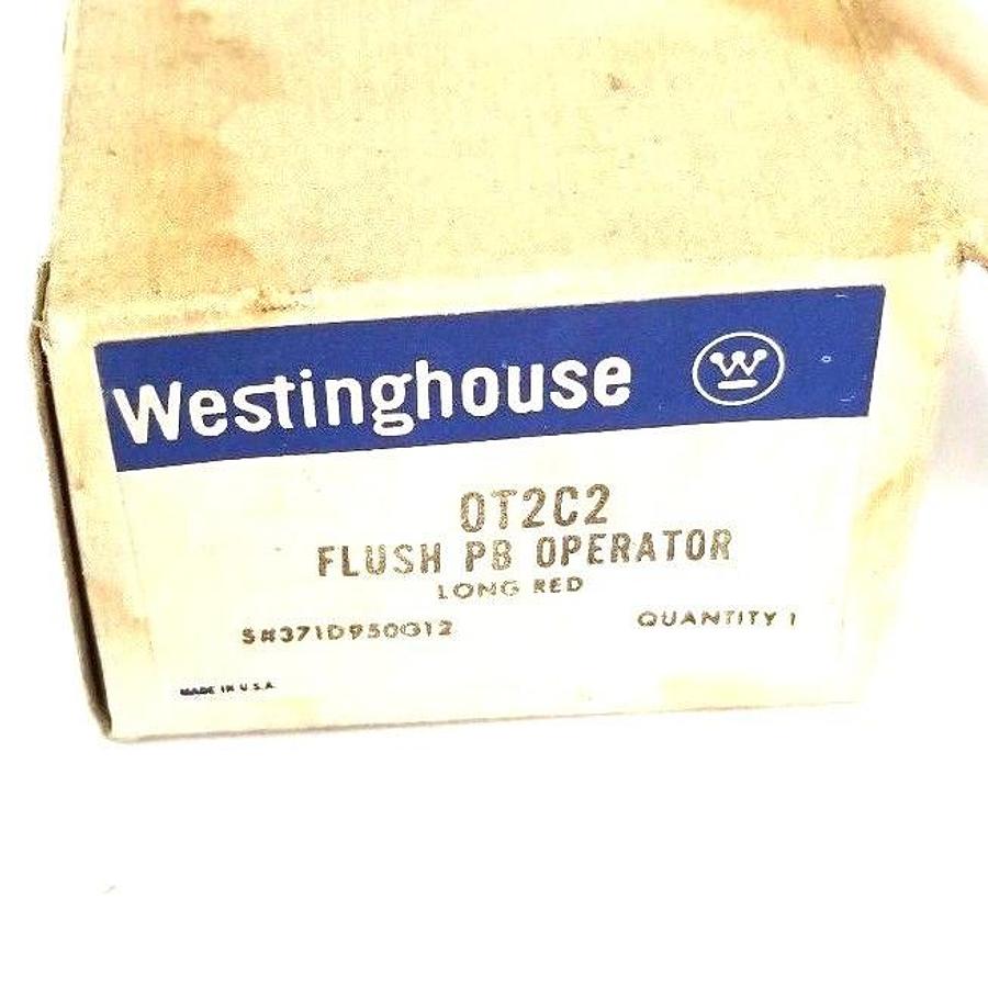 Used NIB WESTINGHOUSE OT2C2 FLUSH PUSHBUTTON OPERATOR 0T2C2