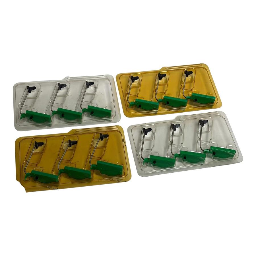 Used Lot of 4 Packs Graphic Controls 82-44-0014-03A Green Series 44 Recorder Pens
