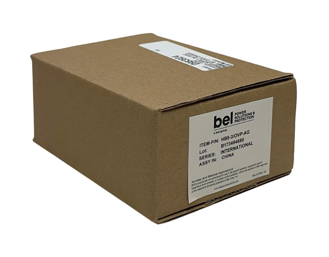 Used BEL POWER SOLUTIONS HB5-3/OVP-AG / HB53OVPAG POWER SUPPLY 5VDC/3A OUTPUT NSMP