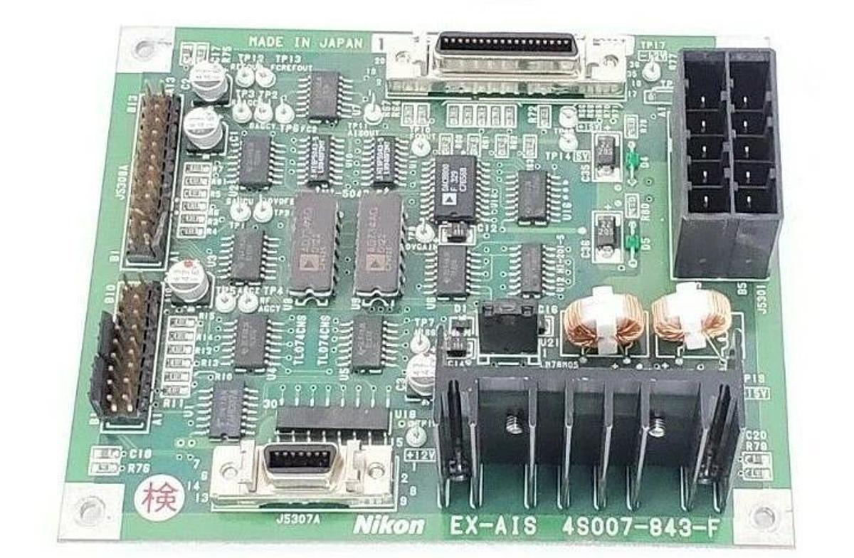 Used NIKON EX-AIS CIRCUIT BOARD 4S007-843-F (DAMAGED)
