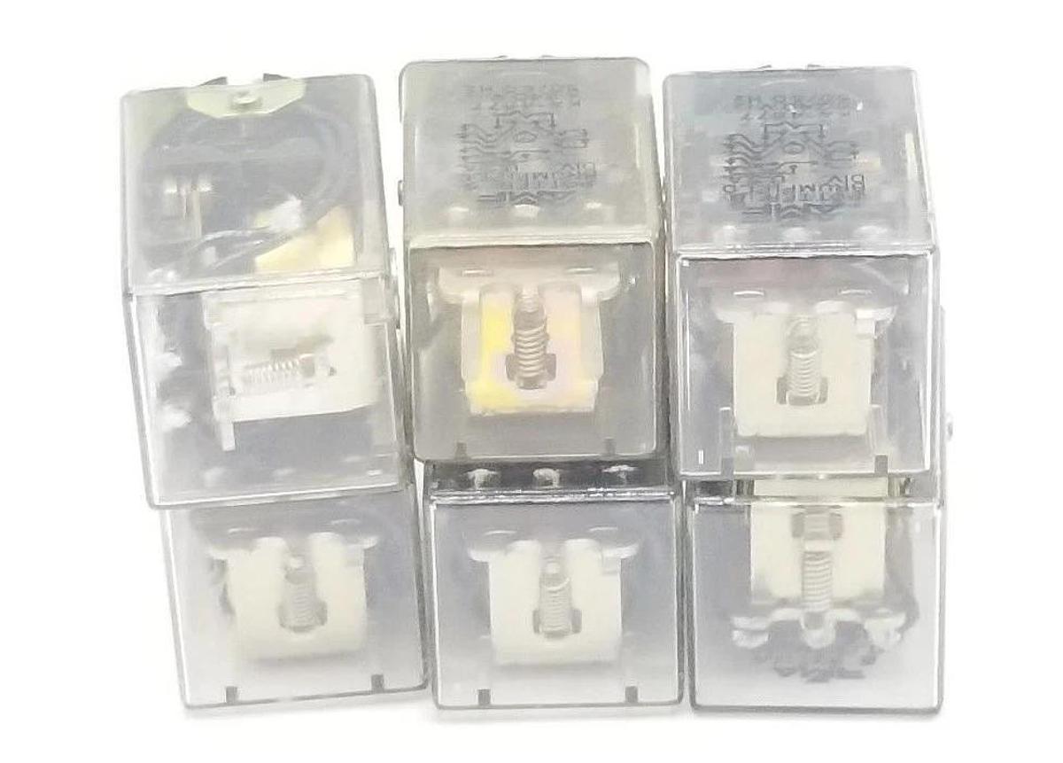 Used LOT OF 6 AMF POTTER & BRUMFIELD KA-4877 RELAYS 240V, 50/60HZ
