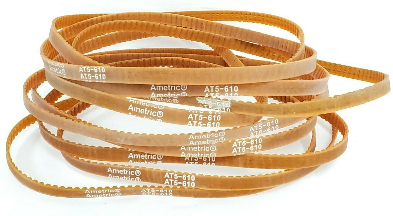Used LOT OF 10 NEW AMETRIC AT5-610 BELTS AT5610