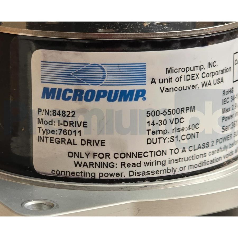 Domino 36610 | 36610RE RFB Pumphead Type 1 Peristaltic DCP Pump Head NSMP