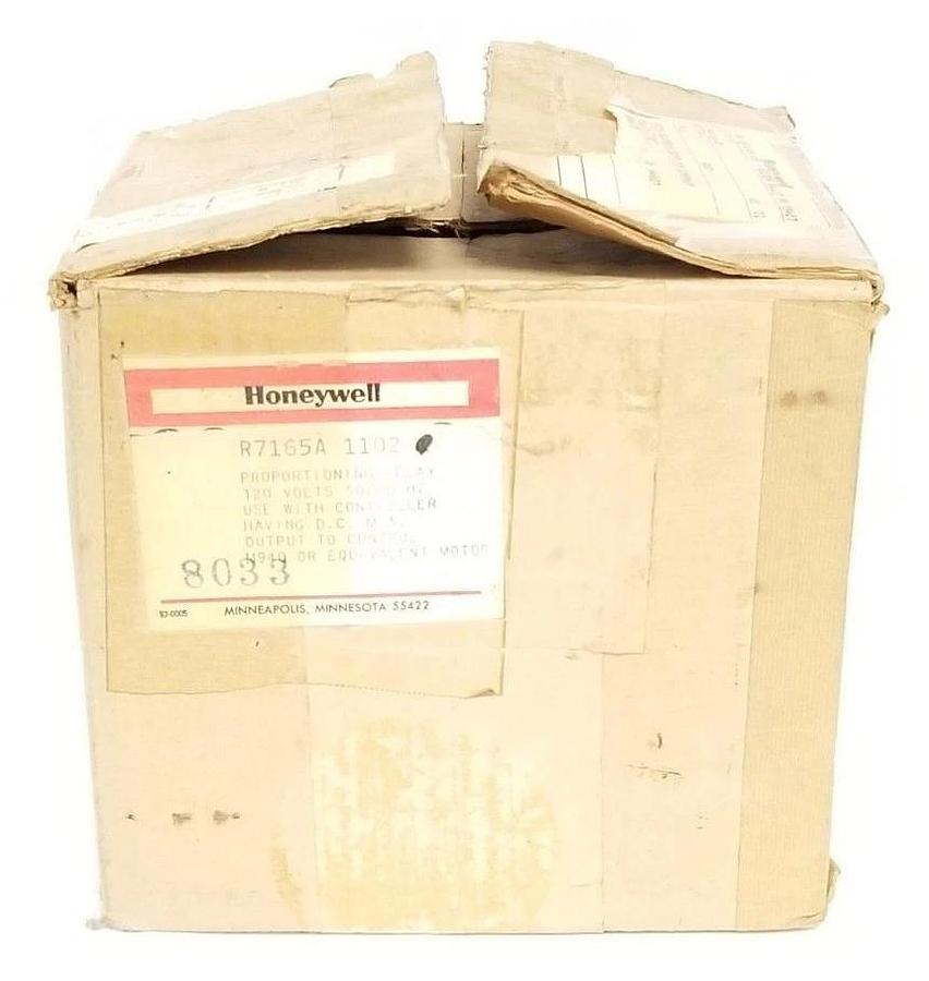 Used NIB HONEYWELL R7165A-1102 PROPORTIONING RELAY 120V, 50/60HZ, R7165A1102