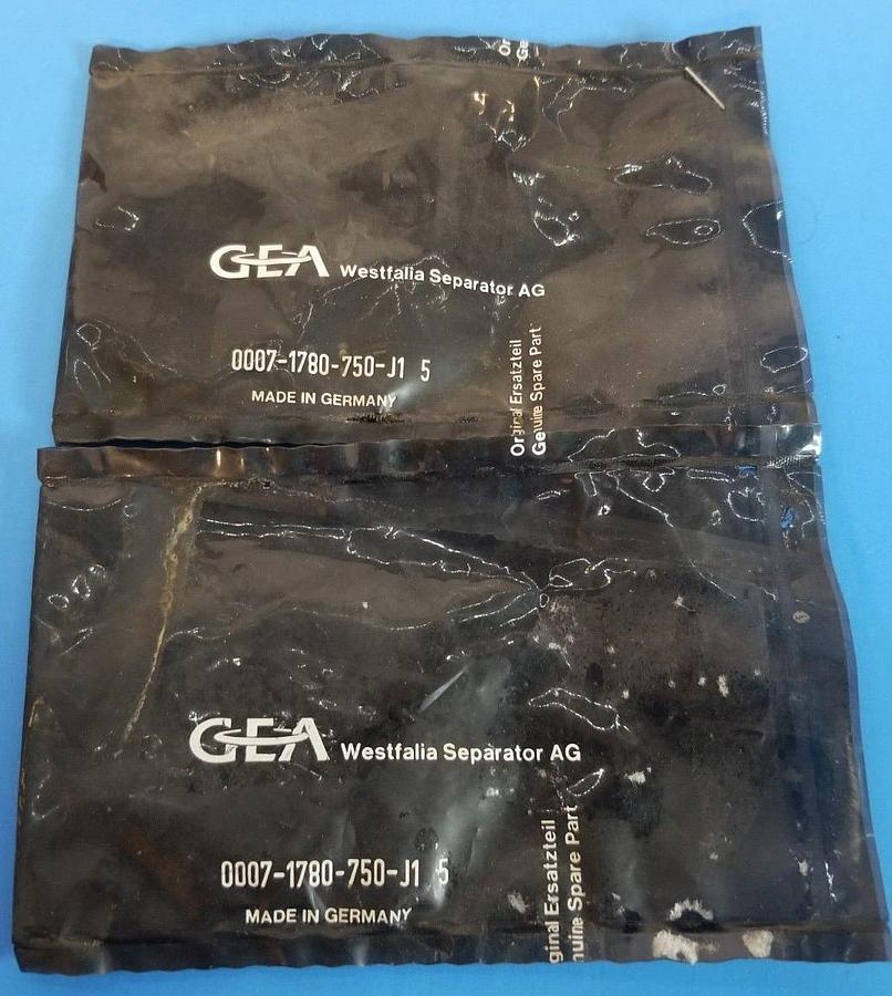 Used LOT OF 2 NEW GEA WESTFALIA SEPARATOR AG 0007-1780-750-J1 5 O-RINGS