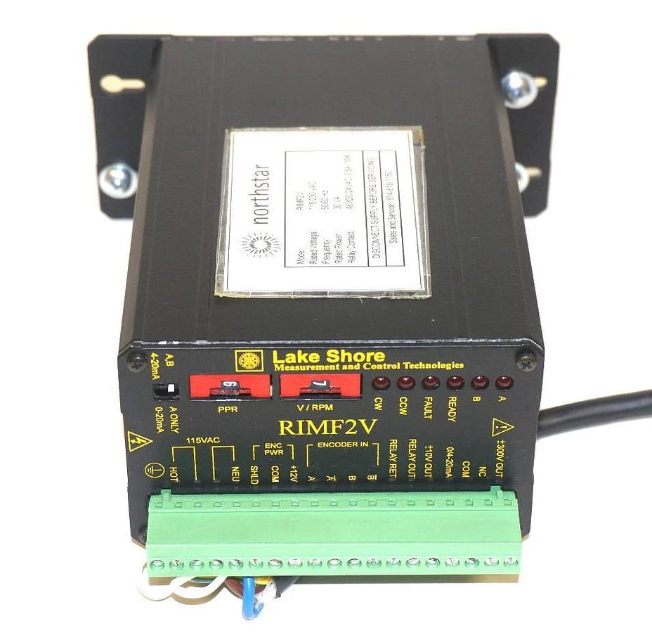 Used NORTH STAR RIMF2V FREQUENCY TO VOLT CONVERTER P/N. 757-7001, 115-230VAC, 50-60HZ