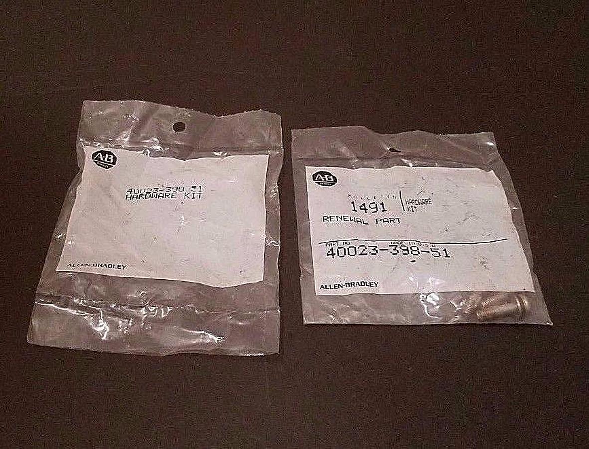 Used LOT OF 2 NEW ALLEN BRADLEY 40023-398-51 HARDWARE KITS 4002339851