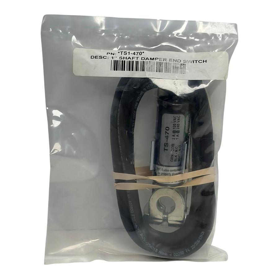 Kele TS-1-470 1" Shaft Damper End Switch Position Feedback New Sealed