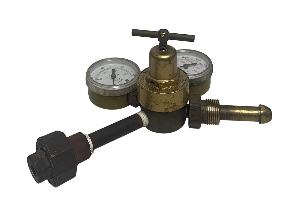 Used HARRIS 301-AR/CD60 / 301ARCD60 COMPRESSED GAS REGULATOR 650L OEM USNP