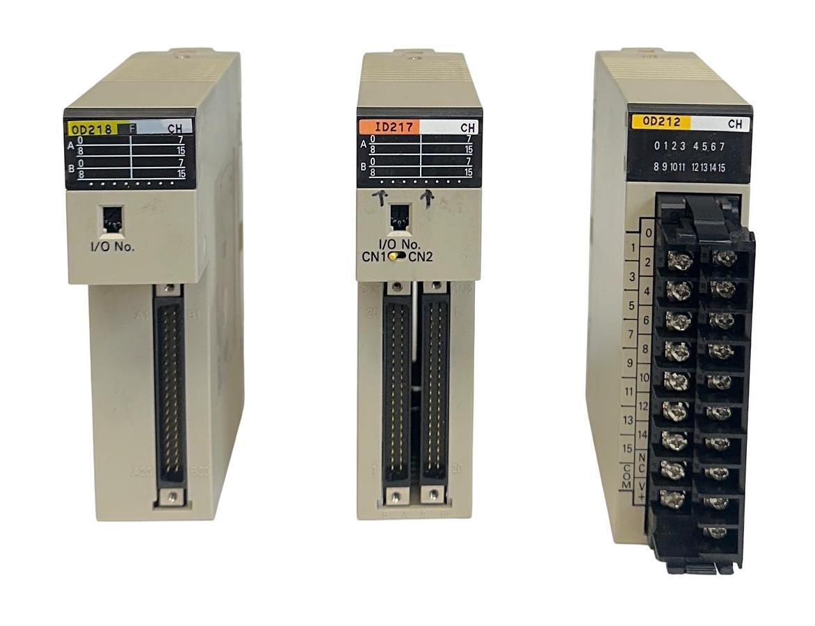 Used 3 OMRON SYSMAC C200H-OD212 / C200H-ID217 / C200H-OD218 INPUT/OUTPUT MODULES USNP