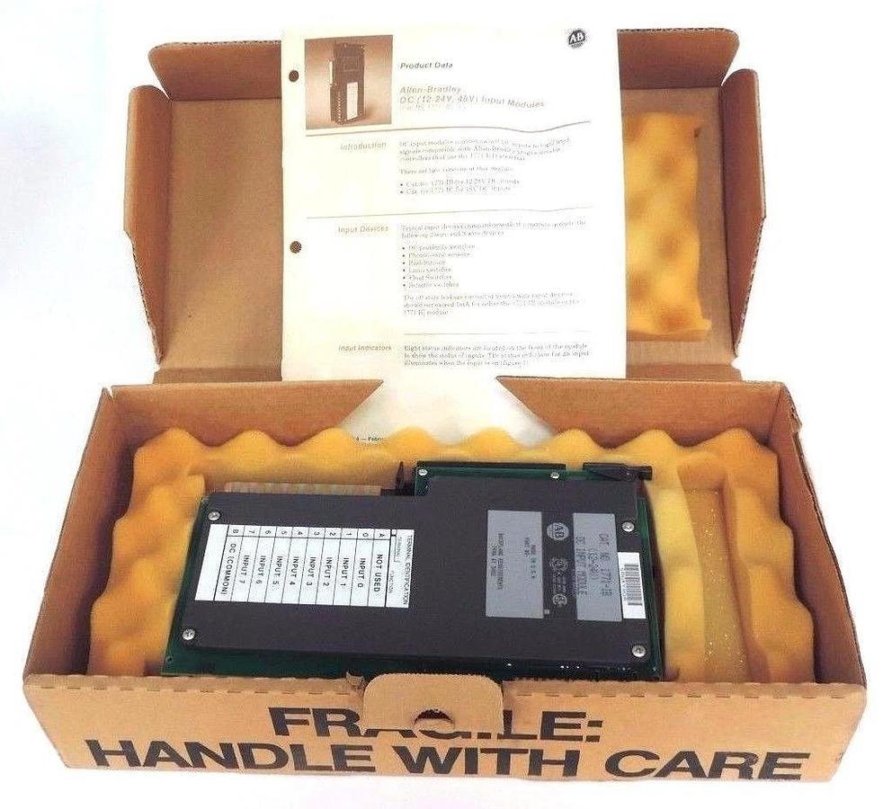 NIB ALLEN BRADLEY 1771-IB DC INPUT MODULE 12-24VDC 1771IB