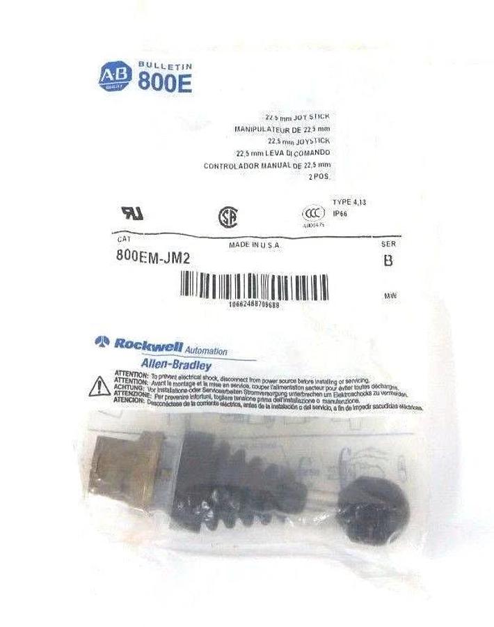 Used NIB ALLEN BRADLEY 800EM-JM2 JOYSTICK OPERATOR SER B 22.5MM 800EMJM2