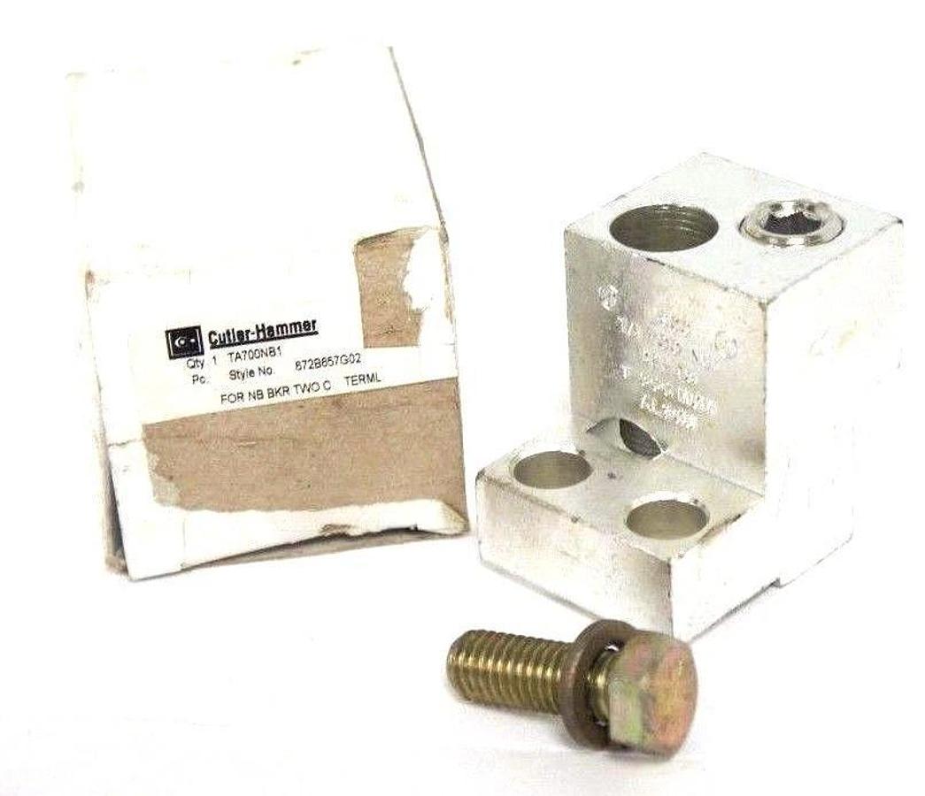 NIB CUTLER HAMMER TA700NB1 TERMINAL LUGS STYLE NO. 672B657G02