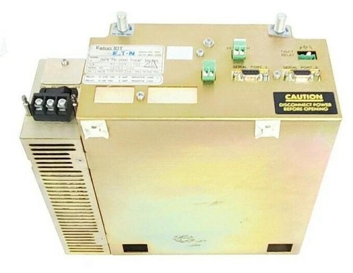 Used EATON IDT 26PK PM 2000 POWER SERIES CONTROL MODULE 92-00924-02 110/230V 85VA 1PH
